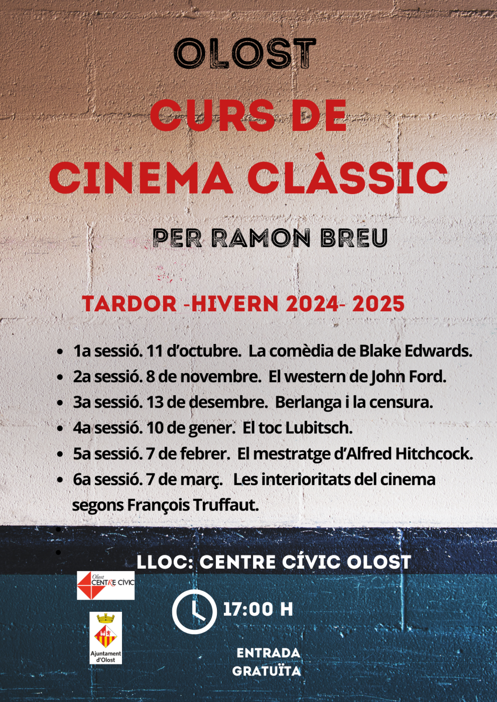 Curs de cinema Clàssic amb Ramon Breu